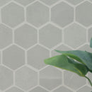 Sande Gray 12"x12" Matte 2" Hexagon Porcelain Mosaic Tile - MSI Collection