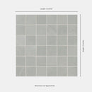 Sande Gray 12"x12" Matte Porcelain Mosaic Tile - MSI Collection