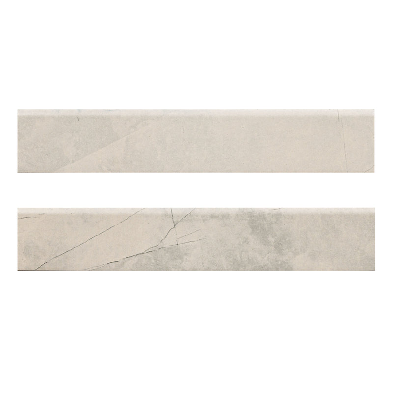 Sande Ivory Bullnose 3"x18" Matte Glazed Porcelain Wall Tile - MSI Collection product shot multi tile view