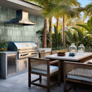 Stella Emerald 2"x10" Glossy Ceramic Wall Tile - MSI Collection outdoor view