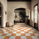 Terra Bianco Grid Matte Porcelain Tile - MSI Collection