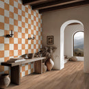 Terra Bianco Grid Matte Porcelain Tile - MSI Collection