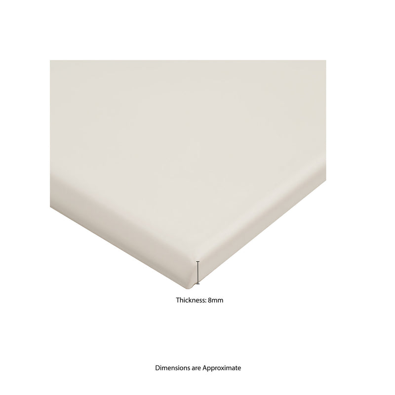 Urbano Crema Bullnose 4"x12" Glossy Ceramic Wall Tile - MSI Collection product shot measure view 2