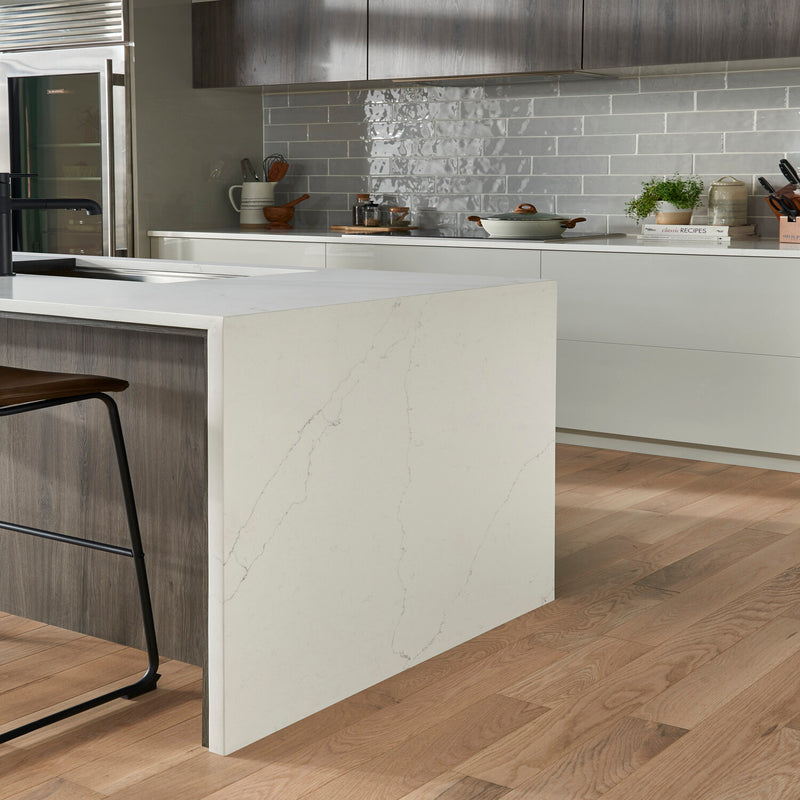 Urbano Dusk Bullnose 4"x12" Glossy Ceramic Wall Tile - MSI Collection product shot kitchen view 2