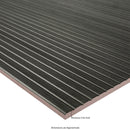 UrbanSlat Carbon 16"x48" Matte Ceramic Fluted Wood Look Wall Tile - MSI Collection thick view