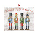 Customizable Nutcracker Wooden Christmas Sign | Wall Art Print on Real Wood | Holiday Home Decor