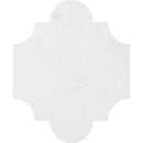 San Felipe Calacatta 8"x9 3/4" Honed Marble Waterjet Decos Tile product shot tile view