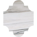 San Felipe Citylight 8"x9 3/4" Polished Marble Waterjet Decos profile view