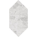 Large Picket Silver Skyes 6"x12" Polished Marble Waterjet Decos profile view