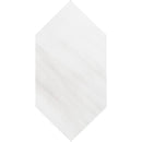 Large Picket Ice white 6"x12" Honed Marble Waterjet Decos Product shoot tile view