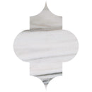 Citylight Skyline 6"x8 1/4" Polished Marble Waterjet Decos profile view