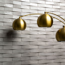 Convex Ash 2"x10" Glossy Ceramic 3D Wall Tile - MSI Collection