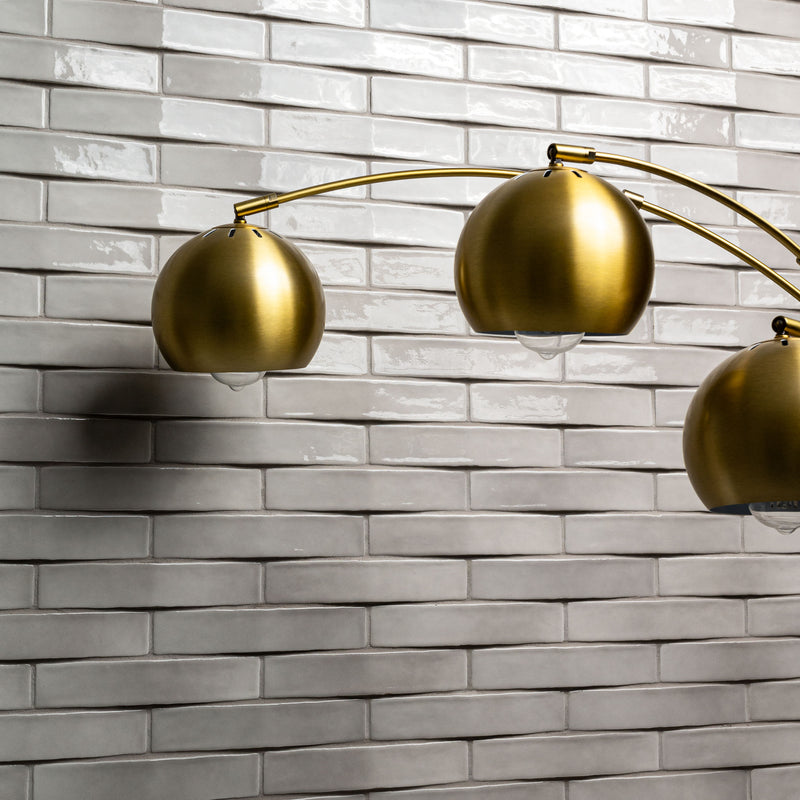 Convex Ash 2"x10" Glossy Ceramic 3D Wall Tile - MSI Collection