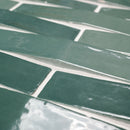 Convex Olive 2"x10" Glossy Ceramic 3D Wall Tile - MSI Collection