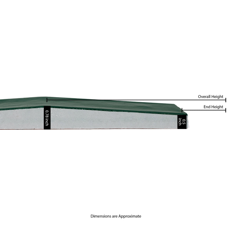 Convex Olive 2"x10" Glossy Ceramic 3D Wall Tile - MSI Collection