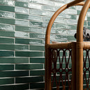 Convex Olive 2"x10" Glossy Ceramic 3D Wall Tile - MSI Collection