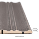 Folk Charcoal 7"x16" Satin Porcelain Fluted Wall Tile - MSI Collection
