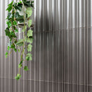 Folk Charcoal 7"x16" Satin Porcelain Fluted Wall Tile - MSI Collection