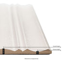 Folk Pearl 7"x16" Satin Porcelain Fluted Wall Tile - MSI Collection