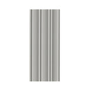 Folk Silver 7"x16" Satin Porcelain Fluted Wall Tile - MSI Collection