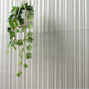 Folk Silver 7"x16" Satin Porcelain Fluted Wall Tile - MSI Collection