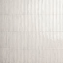Gems Bianco 5"x10" Glossy Porcelain Fluted Wall Tile - MSI Collection