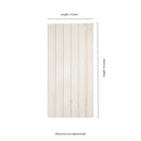 Gems Bianco 5"x10" Glossy Porcelain Fluted Wall Tile - MSI Collection
