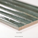 Gems Caraibi 5"x10" Glossy Porcelain Fluted Wall Tile - MSI Collection