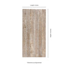 Gems Grigio 5"x10" Glossy Porcelain Fluted Wall Tile - MSI Collection