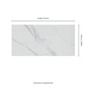 Roman Statuario 12"x24" Matte Porcelain Marble Look Floor And Wall Tile - MSI Collection