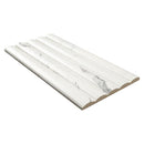 Scanalato Calacatta 5x10 Satin Fluted Porcelain - MSI Collection