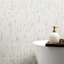 Scanalato Calacatta 5x10 Satin Fluted Porcelain - MSI Collection