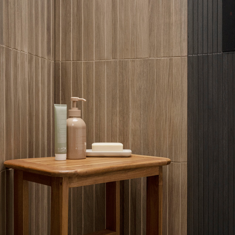 MSI Sinfonia Hiphop Camel Matte Porcelain Fluted Wood Look Wall Tile