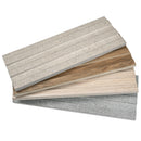 Sinfonia Hiphop Ceniza 6"x16" Matte Porcelain Fluted Limestone Look Wall Tile - MSI Collection