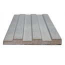 Sinfonia Hiphop Ceniza 6"x16" Matte Porcelain Fluted Limestone Look Wall Tile - MSI Collection