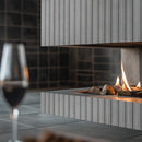 Sinfonia Hiphop Ceniza 6"x16" Matte Porcelain Fluted Limestone Look Wall Tile - MSI Collection