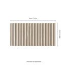 Sinfonia Piano Abedul 4.5"x9" Matte Porcelain Fluted Wood Look Wall Tile - MSI Collection