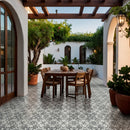 Trastevere 8"x8" Matte Porcelain Encaustic Look Floor And Wall Tile - MSI Collection