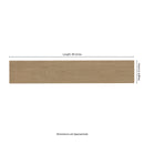 Whitehill Ashwood 9"x48" Matte Porcelain Wood Look Floor & Wall Tile - MSI Collection measurement view