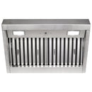 30" Range Hood Insert, Ultra Quiet Stainless Steel 6" Ducted with 600 CFM Powerful Suction