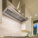 48" Range Hood Insert, Ultra Quiet Stainless Steel 8" Ducted with 1200 CFM Powerful Suction-NX-19IL-48