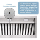 48" Range Hood Insert, Ultra Quiet Stainless Steel 8" Ducted with 1200 CFM Powerful Suction