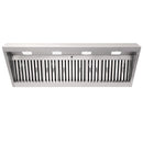 54" Range Hood Insert, Ultra Quiet Stainless Steel 8" Ducted with 1200 CFM Powerful Suction-NX-19IL-54