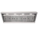 54" Range Hood Insert, Ultra Quiet Stainless Steel 8" Ducted with 1200 CFM Powerful Suction-NX-19IL-54
