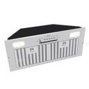30“ Range Hood Insert, 600 CFM Built-in Stainless Steel Kitchen Hood with LED Lights - NX-HOOD-30