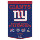 New York Giants 24" x 38" Primary Wool Banner