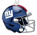 New York Giants Wooden Helmet Ornament