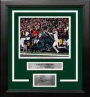 Garrett Wilson One-Handed Touchdown Catch New York Jets 8x10 Framed Photo with Engraved Autograph