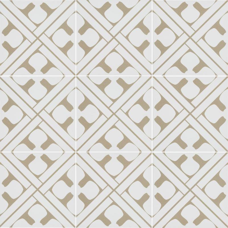 Zaria Elora 8"x8" Matte Porcelain Floor and Wall Tile - MSI Collection product shot wall view