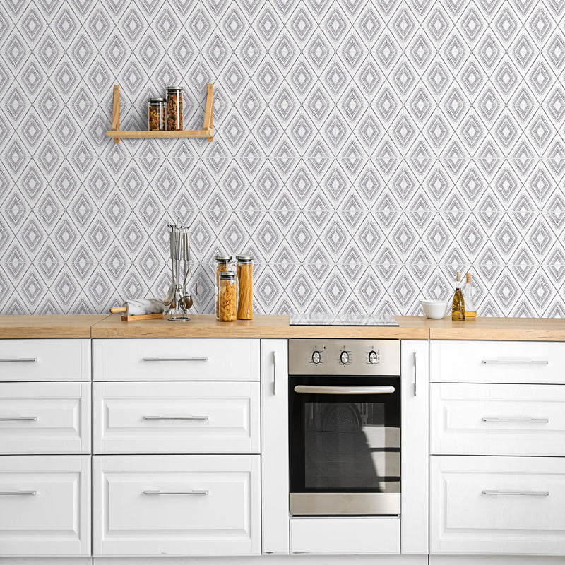 Zaria Tessa 8"x8" Matte Porcelain Floor and Wall Tile - MSI Collection product shot kitchen view